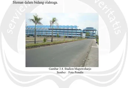 Gambar 3.4. Stadion Maguwoharjo Sumber : Foto Penulis 