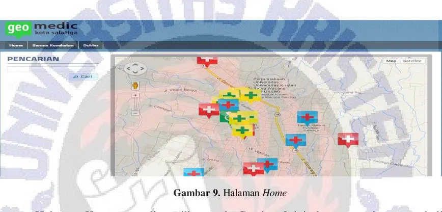 Gambar 9. Halaman Home 