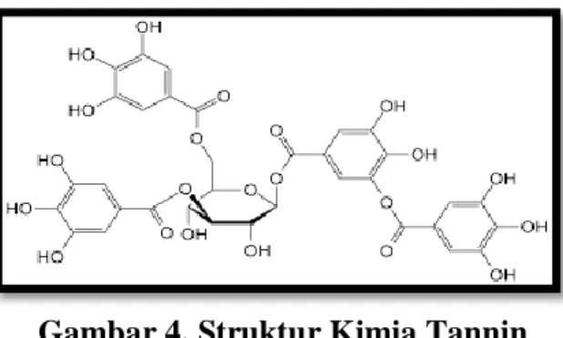 Gambar 4. Struktur Kimia Tannin 