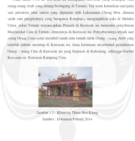Gambar 1.3 : Klenteng Thian Hou Kiong nteneng Thian n HoHo