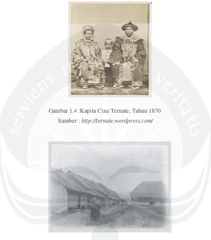 Gambar 1Gambar 1.4 :Kapita Cina Ternate, Tahun 1870 .4 :Kapita Cina Ternate, Tahun 1870 
