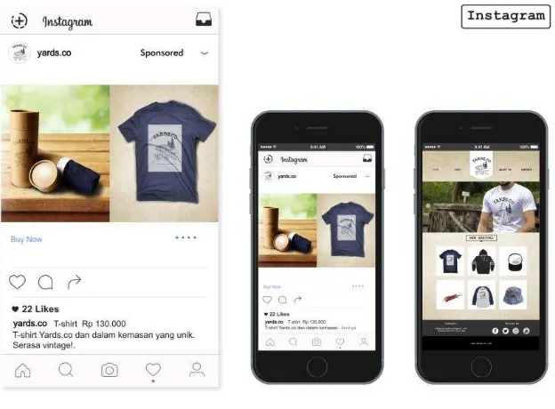 Gambar 15 : Final Desain Instagram ads Sumber : Scaning dari data pribadi, 2016 