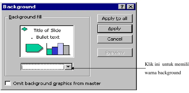 Gambar 3. Toolbar Fill Color 