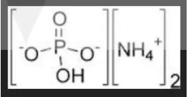 Gambar 4. Struktur Kimia (NH4)2HPO4 (Sumber : Prescott dan Dunn, 1994) 