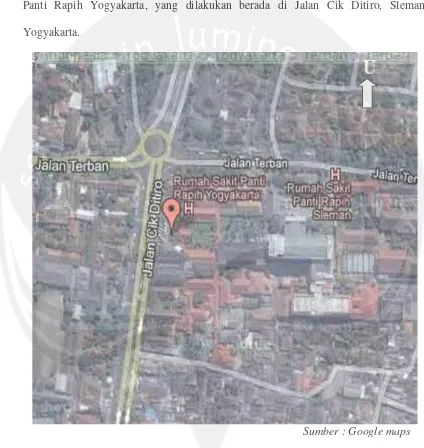 Gambar 1. 1. Lokasi Rumah Sakit Panti Rapih Yogyakarta