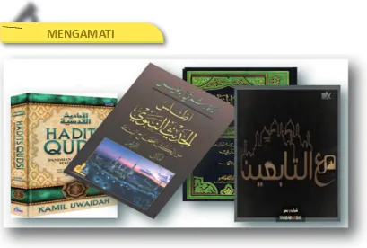 Gambar ini adalah judul-judul buku tentang ajaran Allah, Rasulullah, Tabi’in, dan orang setelah tabiin.