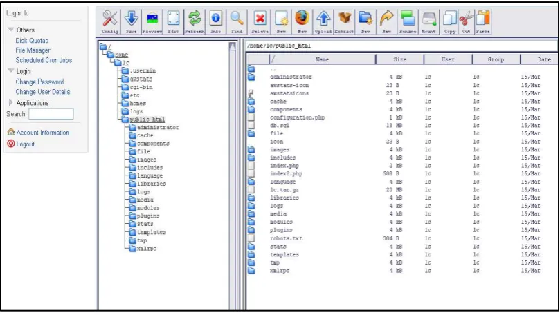 Gambar 3  Upload File ke Webmin 