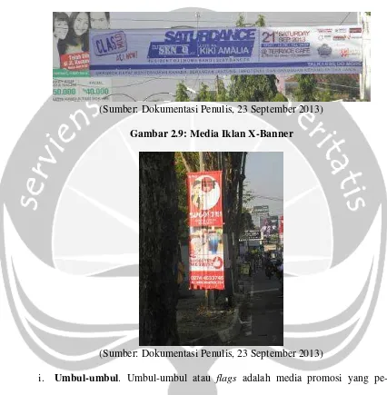 Gambar 2.9: Media Iklan X-Banner