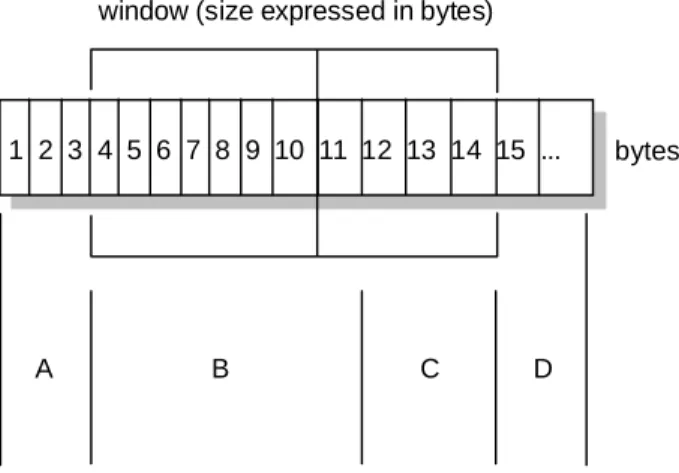 Figure  55.  TCP - Window Principle Applied to TCP Where:
