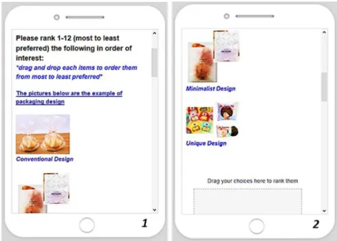 Figure 6.  Drag and drop survey instruction with explanatory image 
