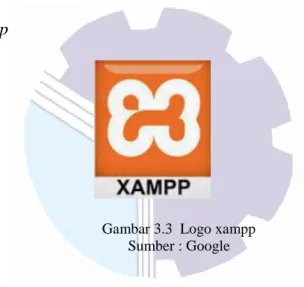 Gambar 3.3  Logo xampp  Sumber : Google 