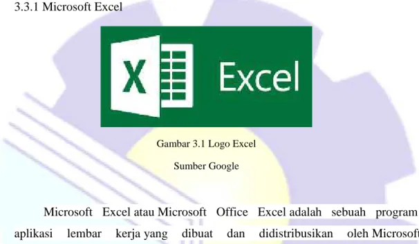 Gambar 3.1 Logo Excel Sumber Google