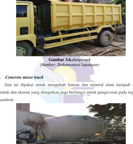 Gambar 3.7. concrete mixer truck  (Sumber: Dokumentasi Internet) 