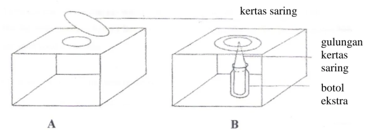Gambar 12. Diagram Percobaan untuk Menentukan Komponen Pigmen 