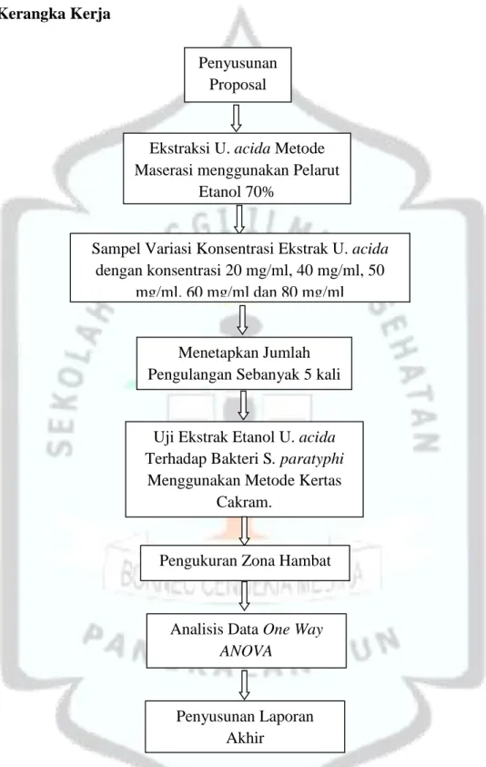 Gambar 4.1 Kerangka Kerja (Research Frame Work) 