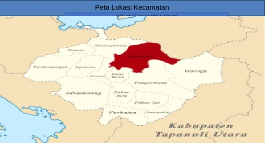 Gambar 2.3 Peta Lokasi Kecamatan Sipahutar  Sumber:https://id.m.wikipedia.org/wiki/Sipahutar,_Tapanuli_Utara 