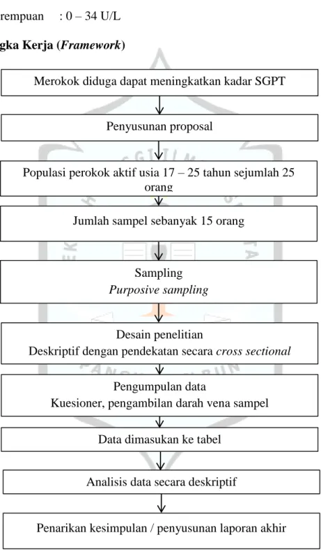 Gambar 4.5. Kerangka kerja (Framework)Penyusunan proposal 
