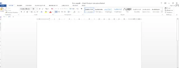 Gambar 3.1 Microsoft Office Word 