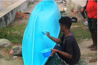 Gambar 3.5.1.1 Awal  Mengecat