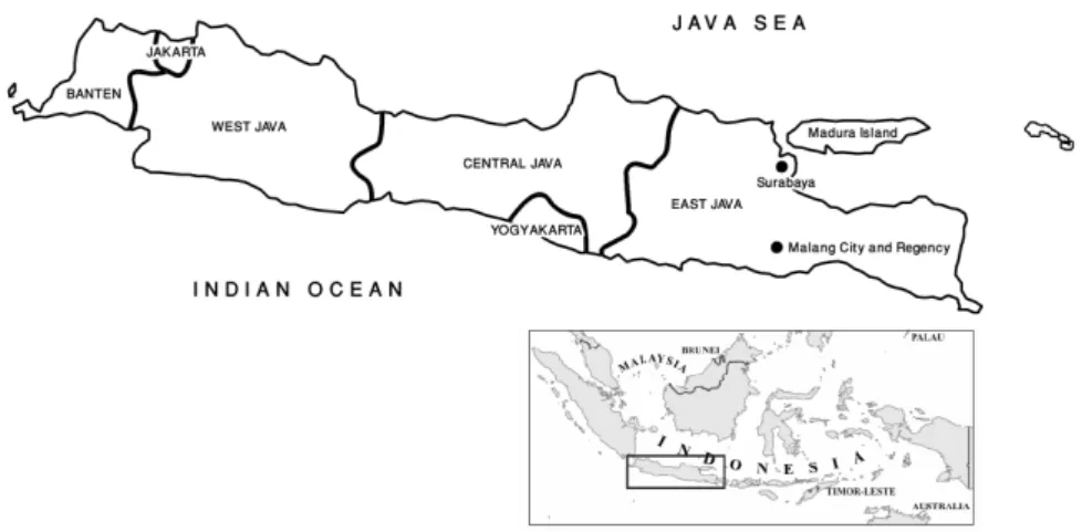 Figure 1.1: Provinces in Java