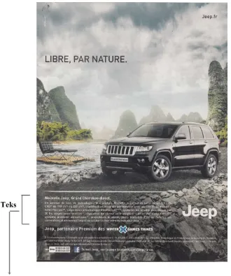 Gambar 4: Iklan Mobil Nouvelle Jeep Grand Cherokee. 