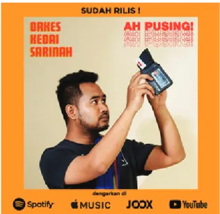 Gambar 8. Publikasi Media Sosial Single Ah Pusing! 