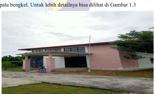 Gambar 1.3 Gedung bengkel non logam 