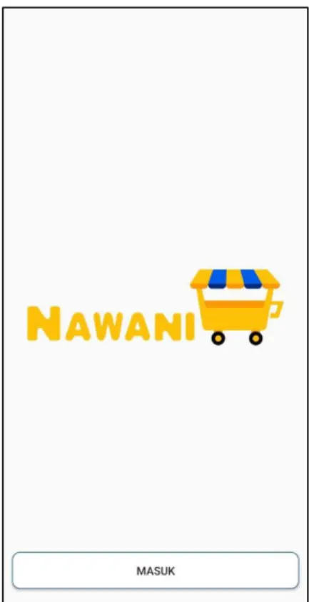 Gambar C.1.2. Tampilan Splash Screen Pada Aplikasi Nawani 