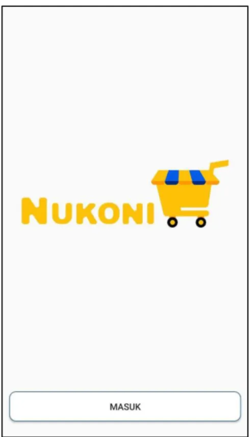 Gambar C.2.2. Tampilan Splash Screen Aplikasi Nukoni.  