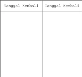 Gambar 6. Contoh Lembaran Tanggal 