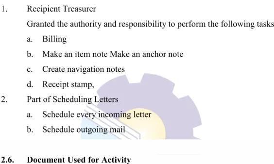 Figure  2.3  shows  the  form  of  a  temporary  loading  line  certificate  document  dokumenPort Authority and Harbormaster Office Class IV Selatpanjang