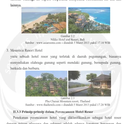 Gambar 2.2 Hotel and Resort