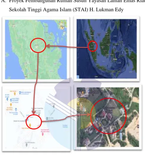 Gambar 2.2 Site Existing Area Sumber : Google Maps,2021 