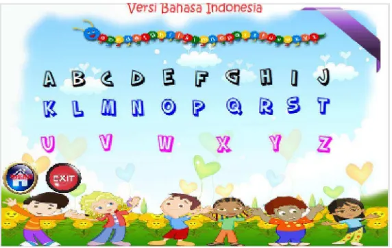 Gambar 4.3.  Tampilan Alfabet_Indonesia.fla 
