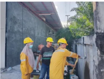 Gambar 3. 2 Pengujian kadar lumpur 