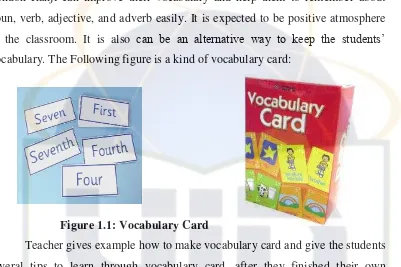 Figure 1.1: Vocabulary Card 