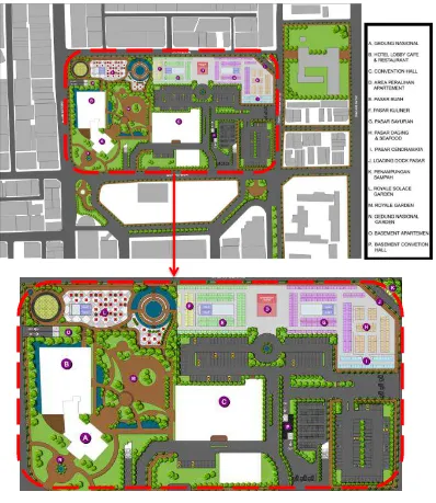Gambar 2. 11  Block Plan Kawasan  