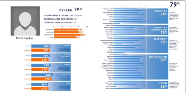 Figure 2. Anonymized example of CPIA outcomes 