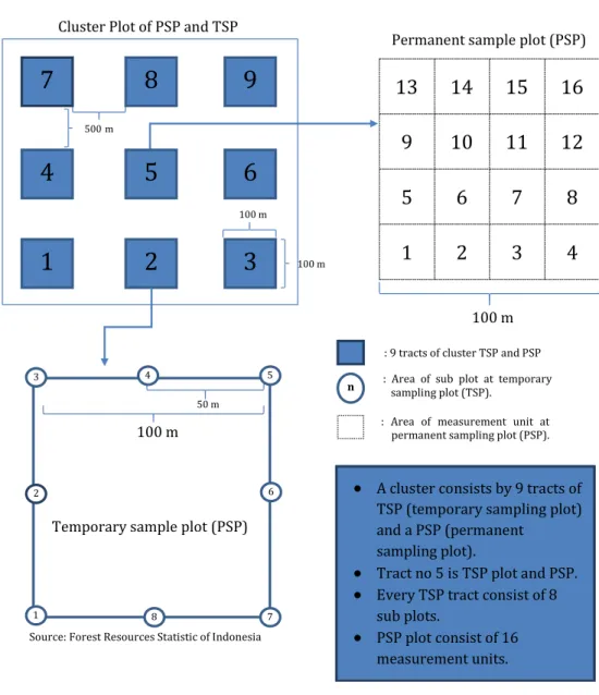 Figure Annex 3.1.  Plot cluster layout.