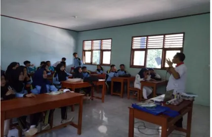 Gambar 3. Sesi post test dan Tanya Jawab