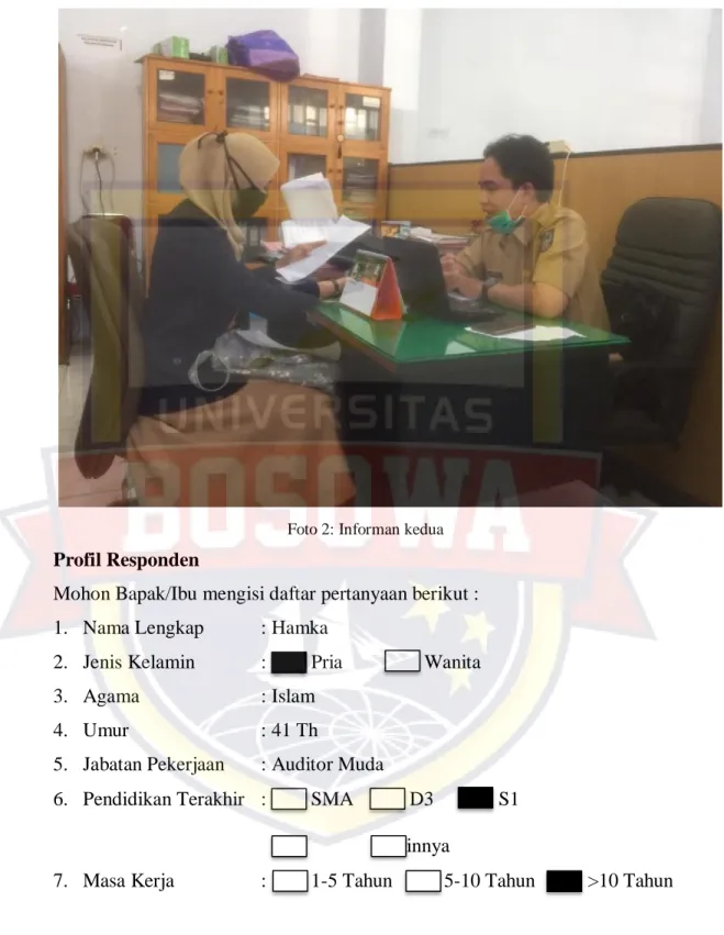 Foto 2: Informan kedua 
