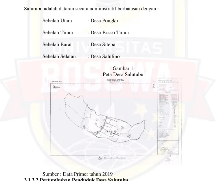 Gambar 1  Peta Desa Salutubu 