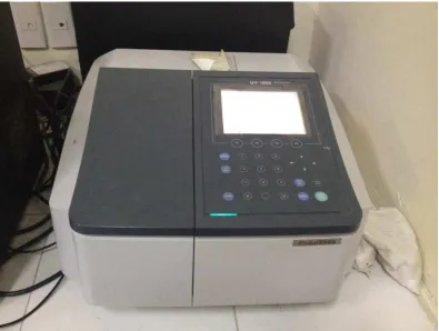 Gambar 4. Satu unit alat Spektrofotometer uv-vis (UV - 1800 Shimadzu) 