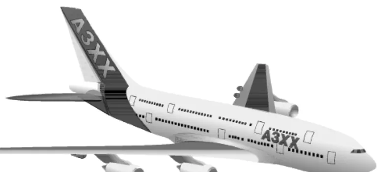 Figure 1.1. The planned A3XX large body aircraft.