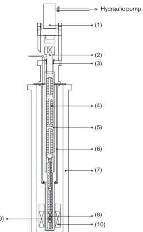 FIGURE 30 Schematic cross-section of the high-pressure apparatus. See the text for the details (Honda et al., 2002).