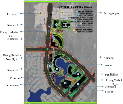 Gambar 2.10 Masterplan kawasan yang dikembangkan 