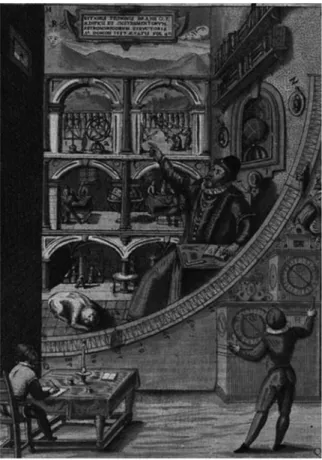 Fig. 1.3 Tycho Brahe observes the positions of the planets from his