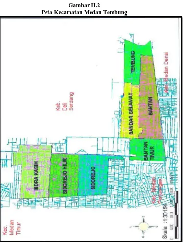 Gambar II.2 Peta Kecamatan Medan
