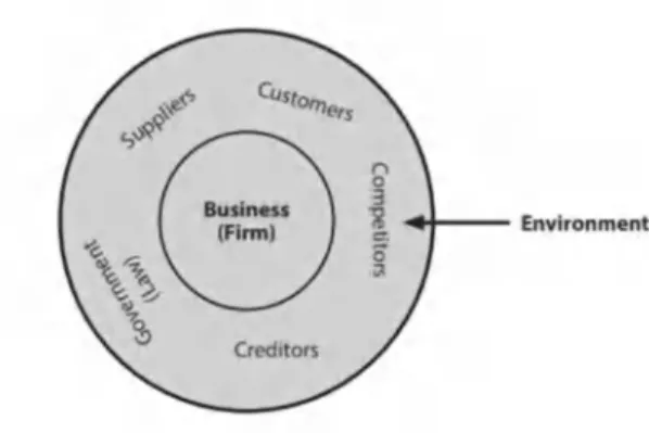 Gambar 2.1 Lingkungan Bisnis 