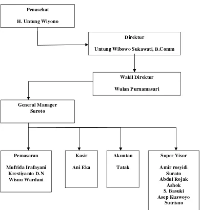 Gambar 1. Struktur Organisasi nDayu Alam Asri 